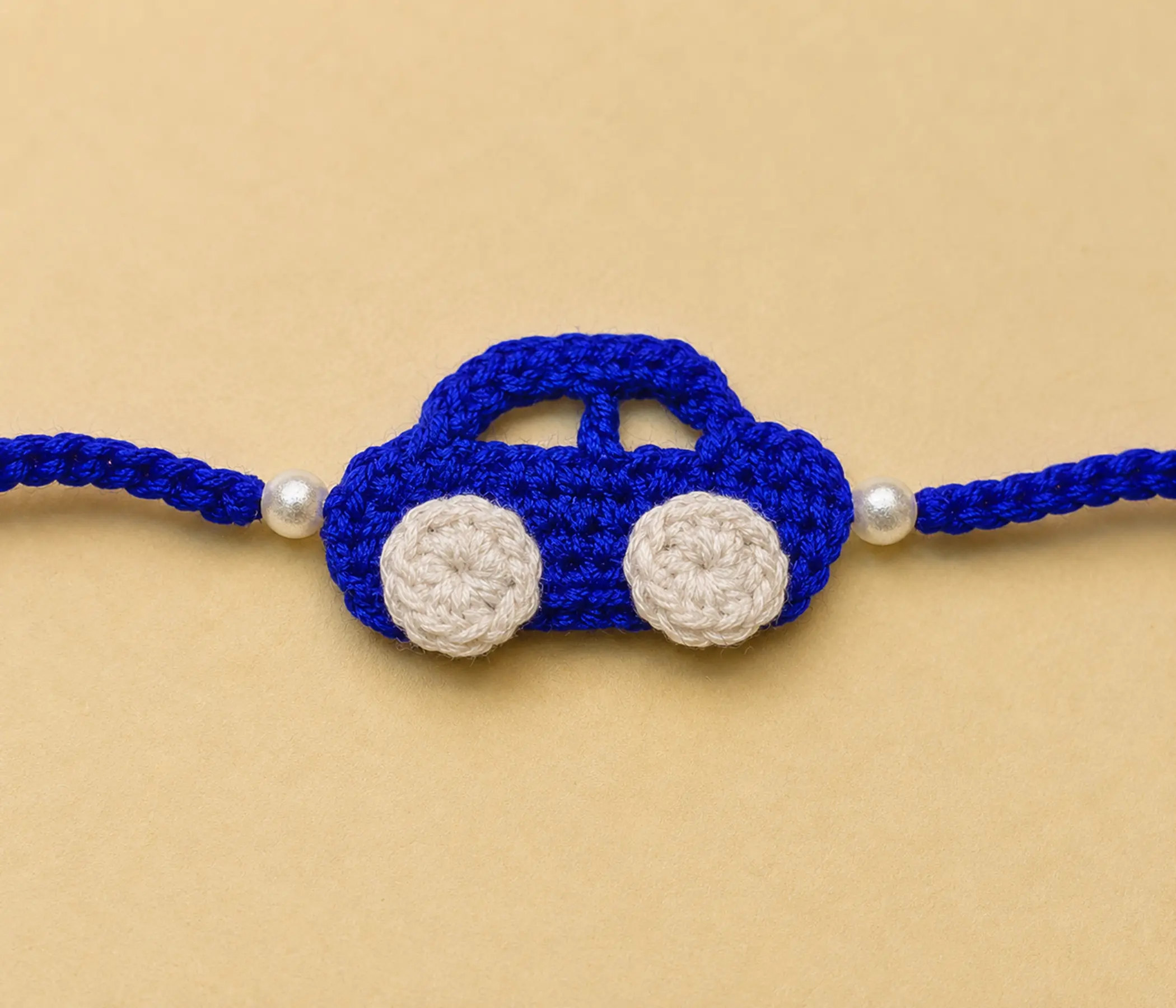 Cute Toy Car Homemade Rakhadi for Raksha Bandhan